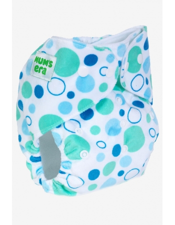Многоразовый подгузник "Mums Era", Пузыри белый (1 вкладыш)