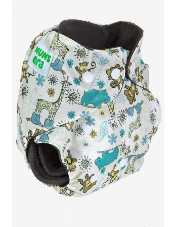 Многоразовый угольный подгузник Mums Era, Африка (с 2 вкладышами)