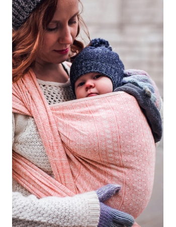 Слинг-шарф Didymos Indio (Prima) Sorbet с шелком и шерстью