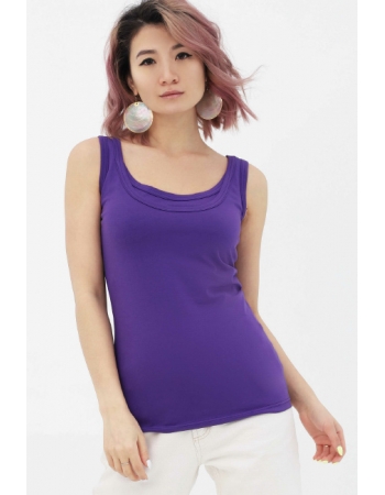 Майка для кормящих и беременных, фиолетовая