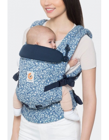 Эрго-рюкзак для новорожденных Ergobaby Adapt - Batik Indigo