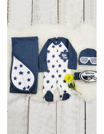 Комплект на выписку из роддома летний Little Star