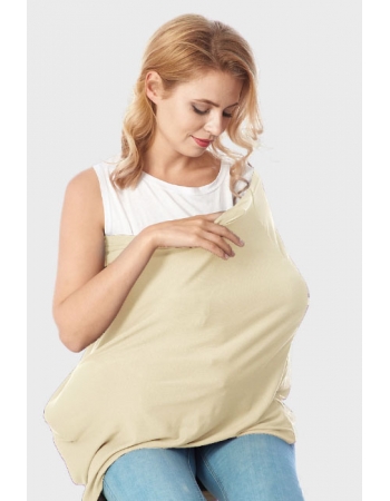 Накидка для кормления "Бэлла", Экрю