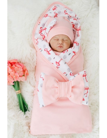 Комплект на выписку из роддома летний Flamingo (5 предметов)