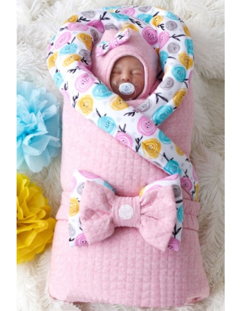 Комплект на выписку демисезонный, Rosa Dior (6 предметов)