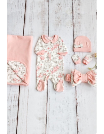 Комплект на выписку летний Vintage Poudre (5 предметов)