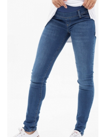 Джинсы для беременных скинни, цвет деним