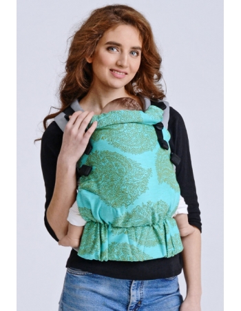 Эрго-рюкзак для новорожденных Diva Essenza Menta Simple One! с бамбуком