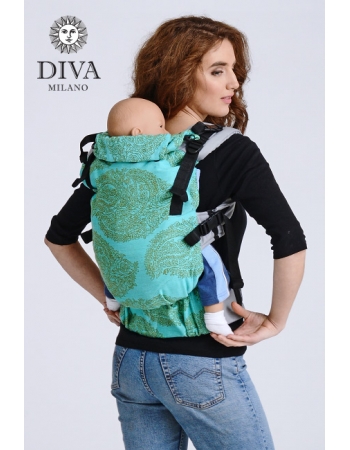 Эрго-рюкзак для новорожденных Diva Essenza Menta Simple One! с бамбуком