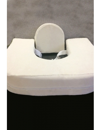 Подушка для кормления двойни Milk Rivers Twins, с дополнительной подушкой для спины экрю