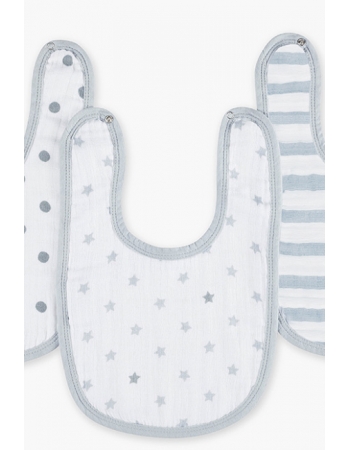 Слюнявчик муслиновый Aden by Aden&Anais, набор 3, Little Bib Dove