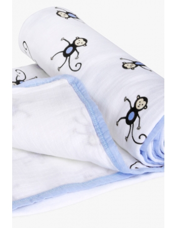 Одеяло муслиновое для коляски Aden by Aden&Anais, Monkeys