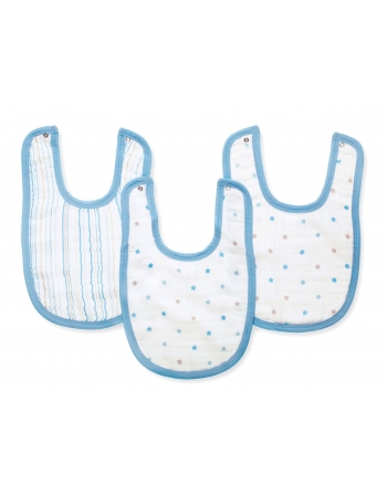 Слюнявчик муслиновый Aden by Aden&Anais, набор из 3 штук, Little Bib Oh Boy