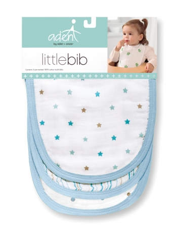 Слюнявчик муслиновый Aden by Aden&Anais, набор из 3 штук, Little Bib Oh Boy