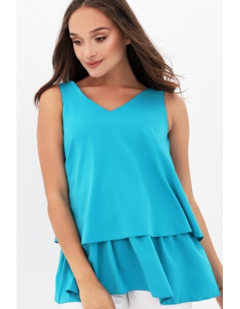 Топ для беременных и кормящих, цвет бирюзовый