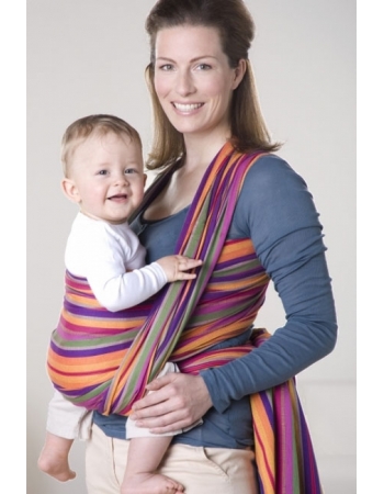 Слинг-шарф Amazonas (двойное диагональное плетение),Lollipop