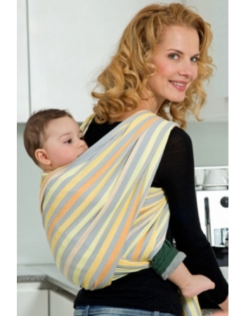 Слинг-шарф Amazonas (двойное диагональное плетение), Saffron