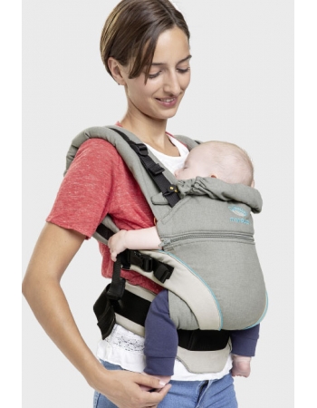 Эргорюкзак Manduca XT, Grey-Ocean (серый с бирюзовым)