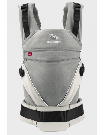 Эргорюкзак Manduca XT, Grey-White (серый с белым)