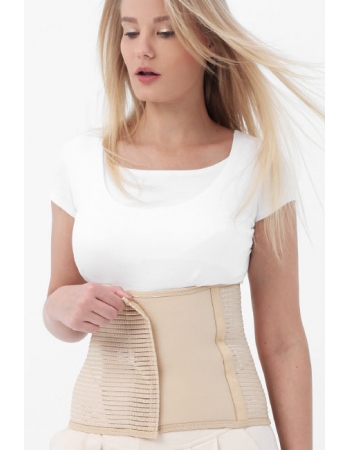 Бандаж послеродовой высокий, бежевый