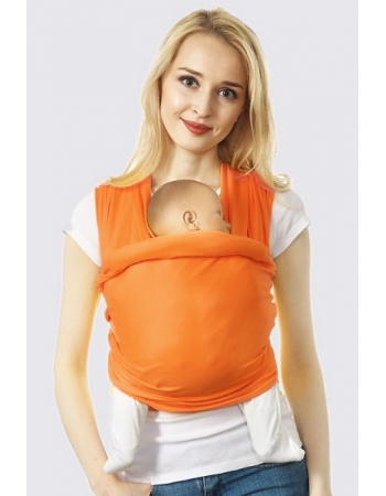 Трикотажный слинг-шарф, оранжевый