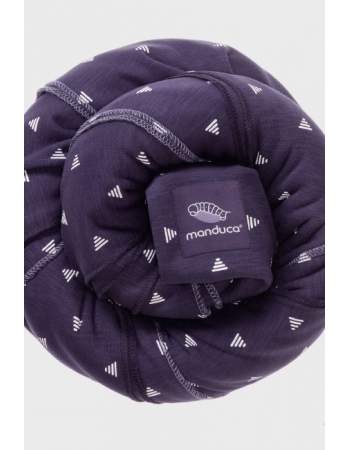 Слинг-шарф трикотажный Manduca, Limited Edition Purple Darts