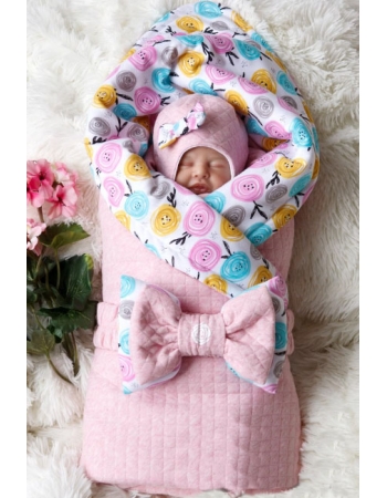 Комплект на выписку холодное лето plus, Rosa Dior (6 предметов)