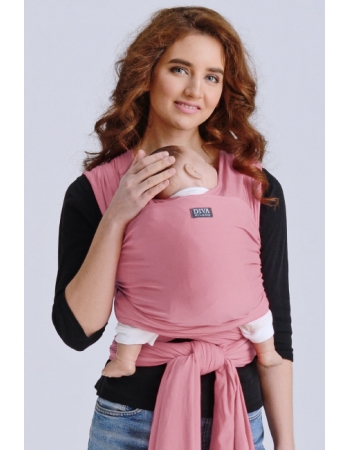 Слинг-шарф трикотажный Diva Stretchy, Rose