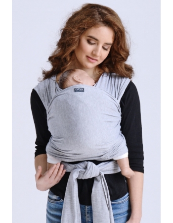 Слинг-шарф трикотажный Diva Stretchy, Nebbia