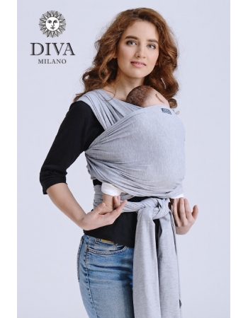 Слинг-шарф трикотажный Diva Stretchy, Nebbia