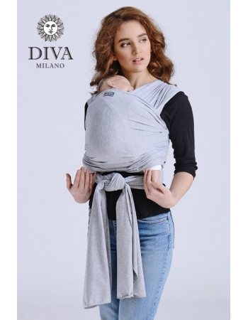 Слинг-шарф трикотажный Diva Stretchy, Nebbia