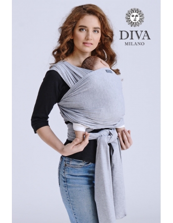 Слинг-шарф трикотажный Diva Stretchy, Nebbia