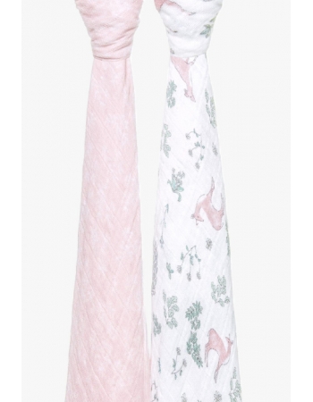 Муслиновые пеленки для новорожденных Aden Anais большие, набор 2, Forest Fantasy