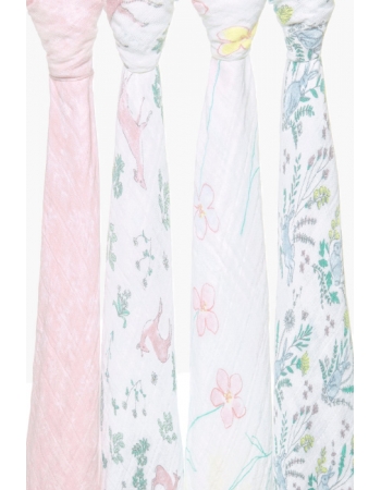 Муслиновые пеленки для новорожденных Aden Anais большие, набор 3, Forest Fantasy