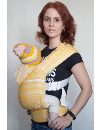 Эрго рюкзак шарфовый с бамбуком Карауш растущий, Adel Sun