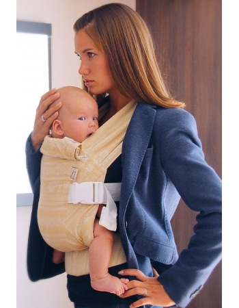 Эрго рюкзак шарфовый Karaush с бамбуком, Adel Baked Milk