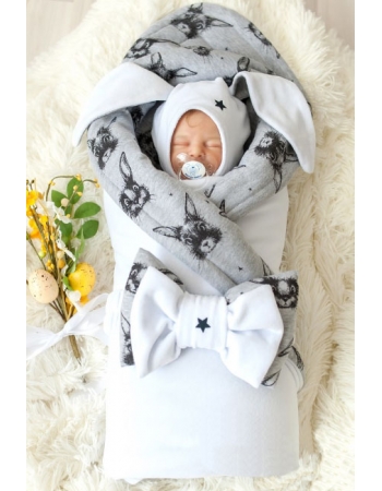 Комплект на выписку холодное лето, Rabbit (5 предметов)