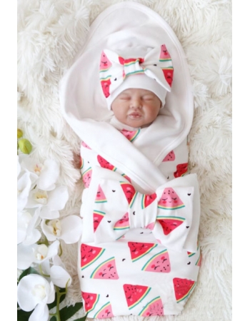 Комплект на выписку жаркое лето, Watermelon (5 предметов)