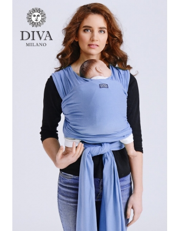 Слинг-шарф трикотажный Diva Stretchy, Cielo