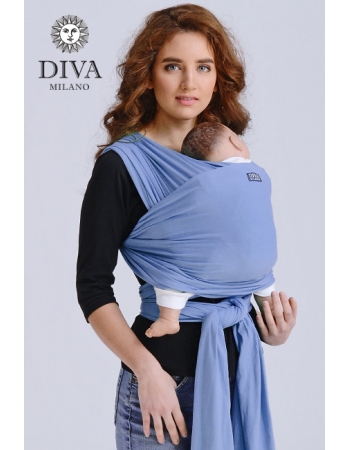 Слинг-шарф трикотажный Diva Stretchy, Cielo