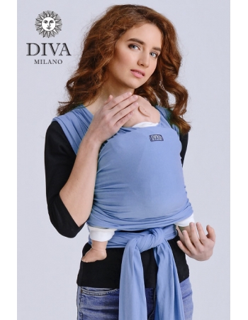 Слинг-шарф трикотажный Diva Stretchy, Cielo