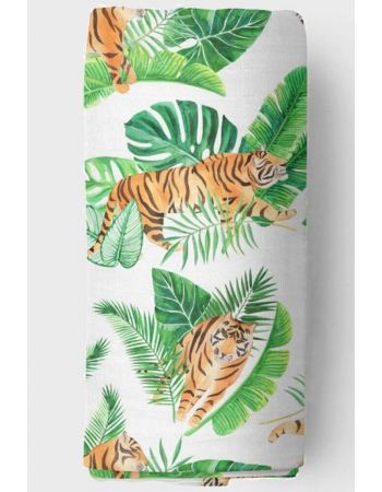 Муслиновая пеленка для новорожденных Adam Stork большая, Tigers