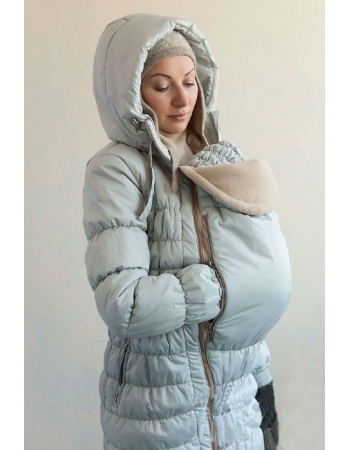 Слингокуртка мультисезонная Мерене 3в1, светло-серый