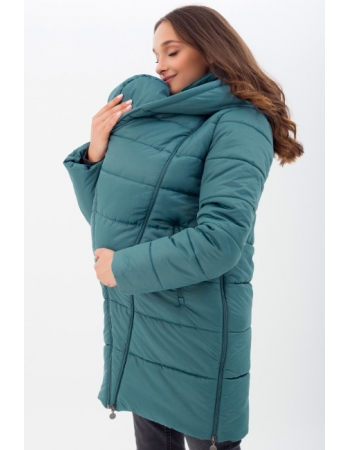 Слингокуртка-трансформер зимняя 3в1, мор.волна