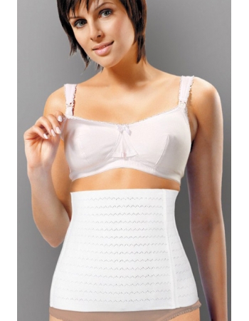 Бандаж послеродовой утягивающий  (после кесарева), белый