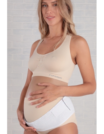 Бандаж до и послеродовой универсальный (пояс), белый