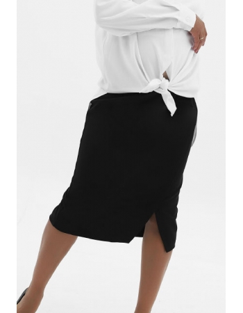 Юбка-карандаш для беременных и родивших универсальная, цвет черный
