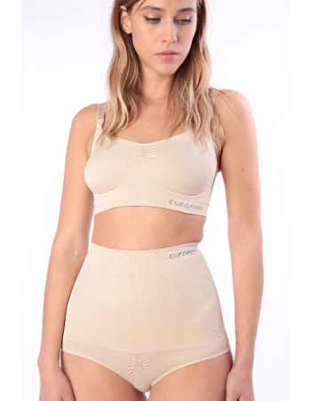 Бандаж трусы послеродовой бесшовный, бежевый