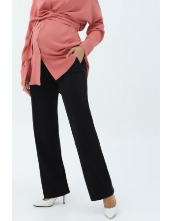 Брюки для беременных и родивших классические, черные