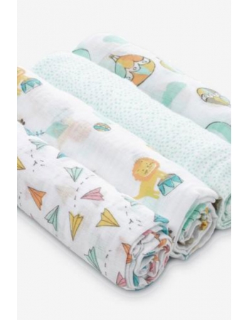 Муслиновые пеленки Aden by Aden&Anais, большие, набор 4, Carnival